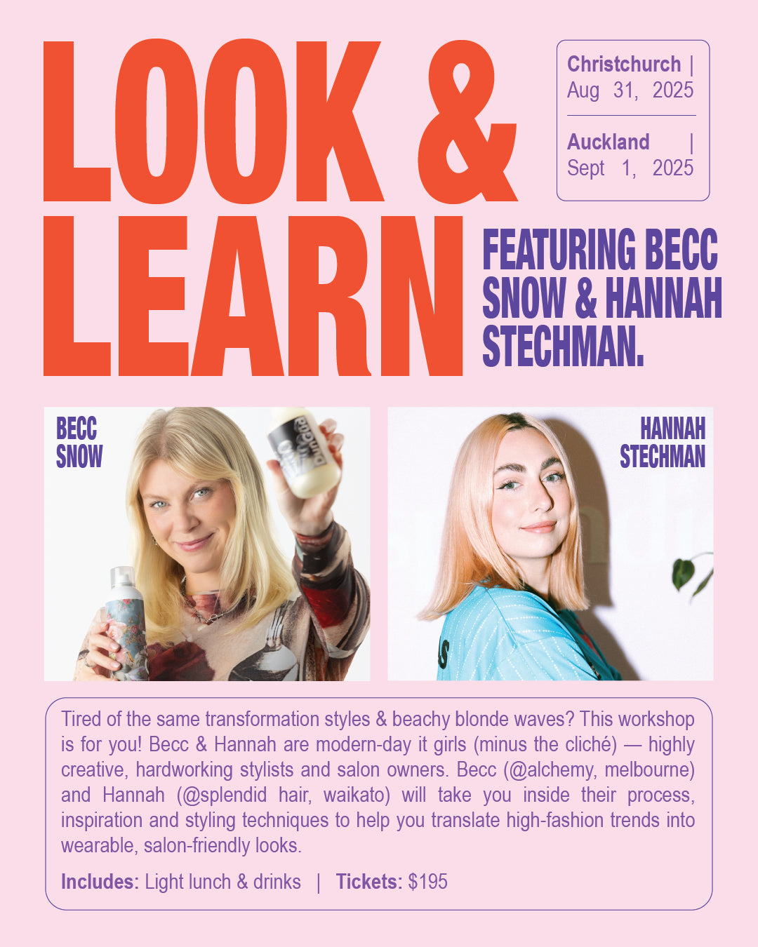 INDIVIDUAL INSPIRATIONS - BEC SNOW & HANNAH STECHMAN